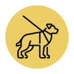 The icon representing dog service training services