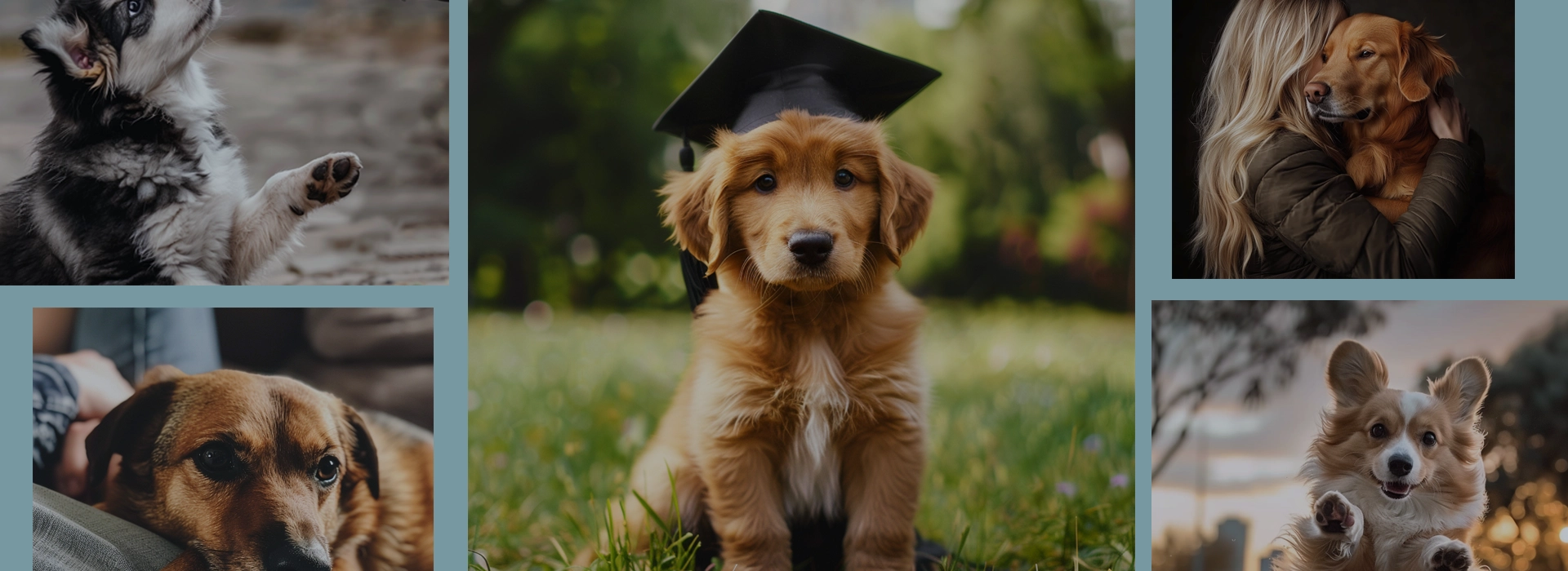 A photo gallery of dogs trained by Dahl Dog Training.