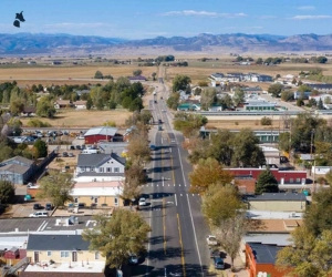 A picture of the Wellington city in Northern Colorado.